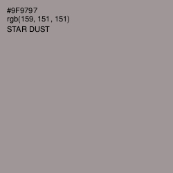 #9F9797 - Star Dust Color Image